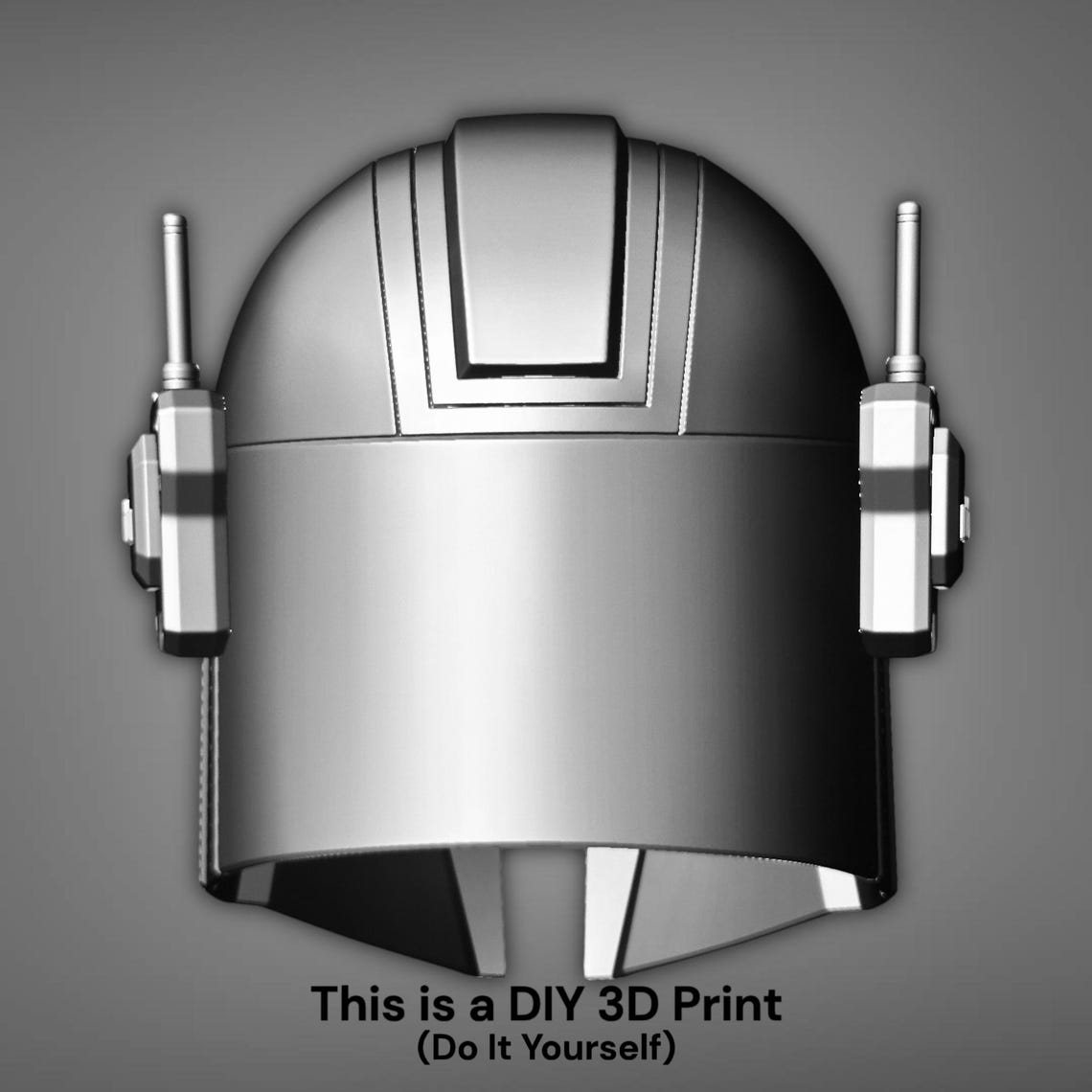 Custom Heavy Mandalorian Helmet – DIY Print Kit - Image 2