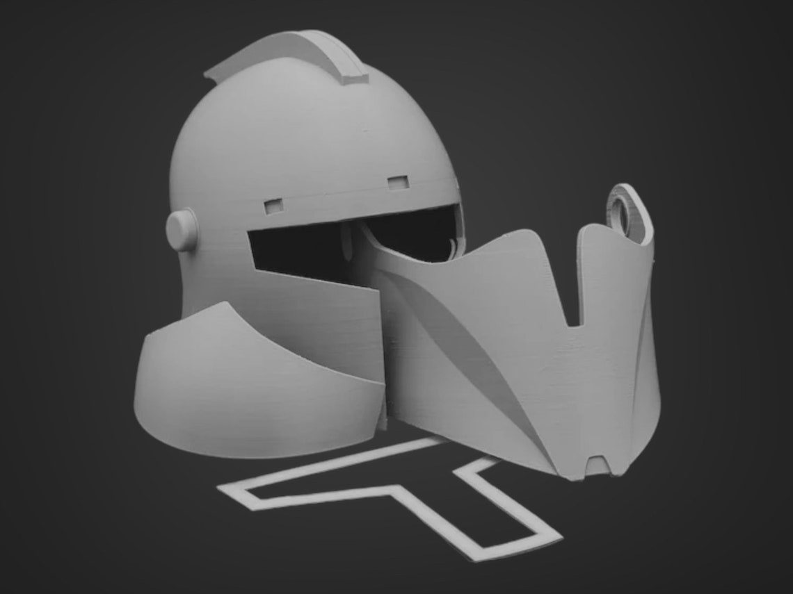 Medieval ARC Trooper Helmet – DIY Print Kit - Image 3