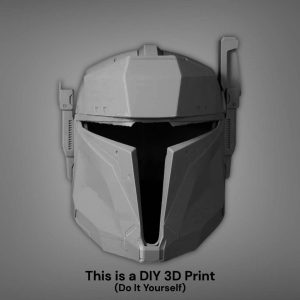 Heavy Mandalorian Spartan Mashup Helmet – DIY Print Kit