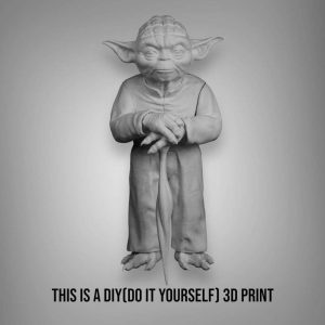 Life Sized Yoda Statue – Pose 2 – DIY Print Kit