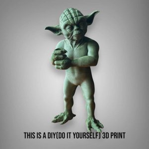 Life Sized Yoda Statue – Pose 3 – DIY Print Kit