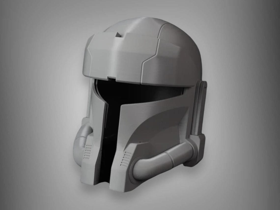 Hazmat Mandalorian Helmet – DIY Print Kit