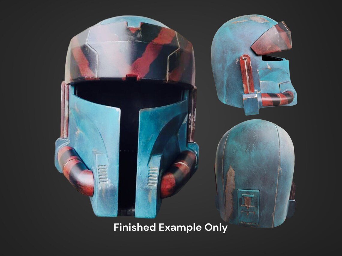 Hazmat Mandalorian Helmet – DIY Print Kit - Image 2