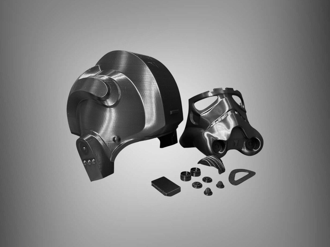 Tie Fighter Pilot Helmet – DIY Print Kit - Image 2
