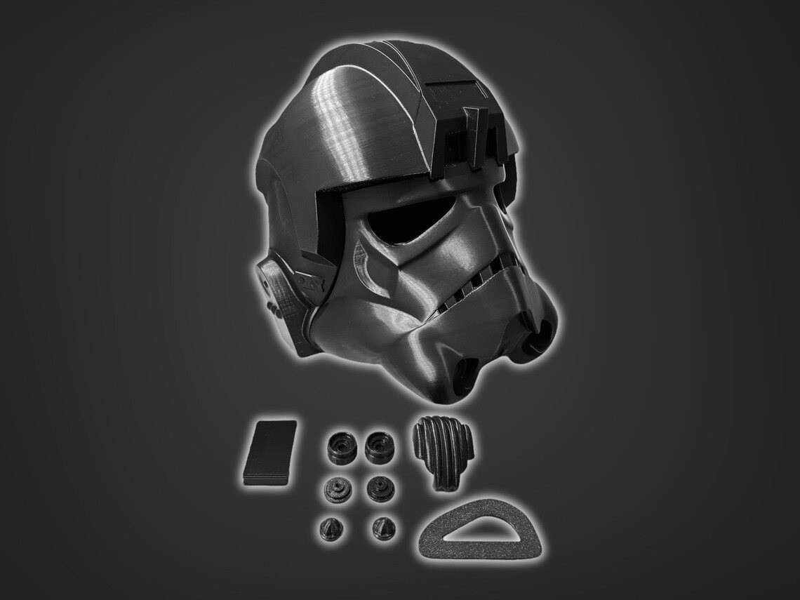 Tie Fighter Pilot Helmet – DIY Print Kit - Image 4