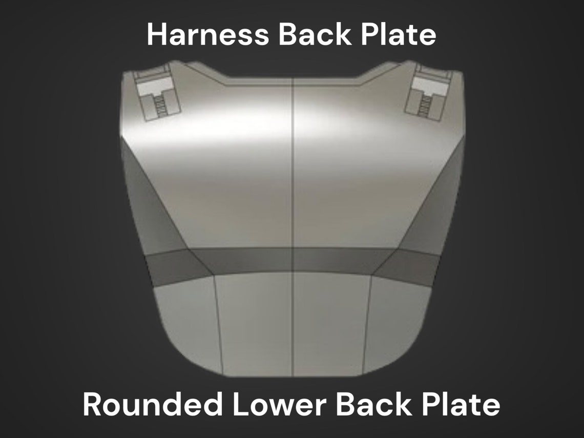 The Banshee Scout Mandalorian Back Armor – DIY Print Kit - Image 4