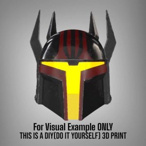 Gar Saxon Mandalorian Helmet – DIY Print Kit