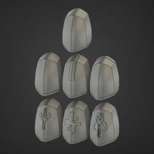 The Banshee Mandalorian Shoulder Armor – DIY Print Kit