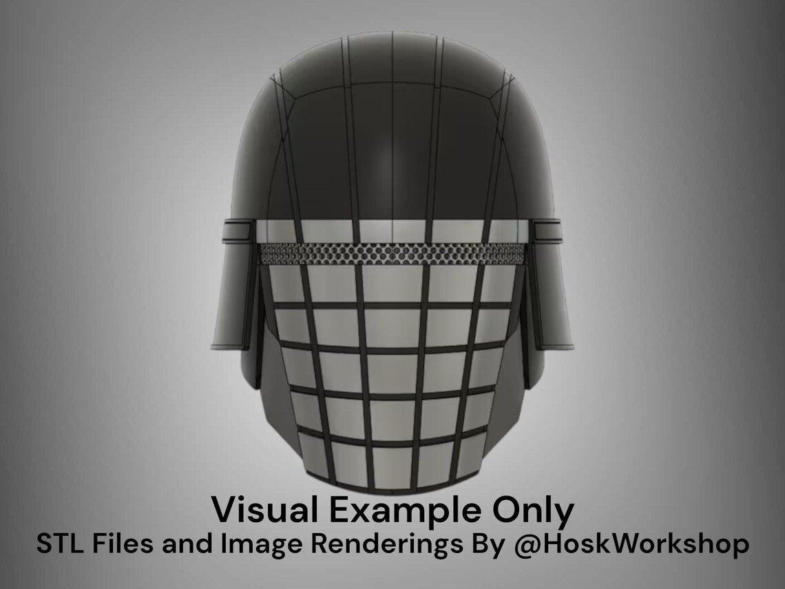 Vicrul Knights of Ren Helmet – DIY Print Kit