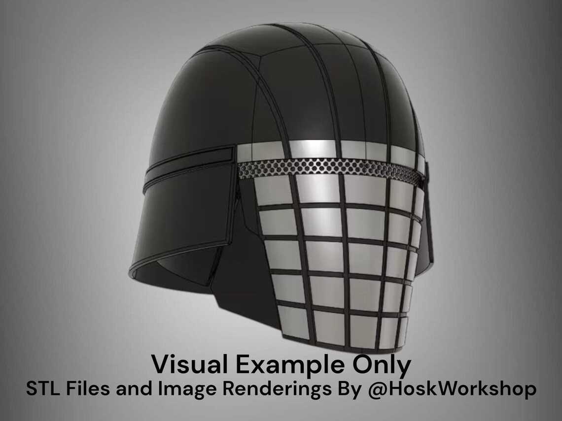 Vicrul Knights of Ren Helmet – DIY Print Kit - Image 3