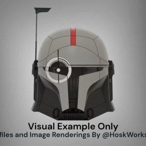 Crosshair Inspired Custom Mandalorian Helmet – DIY Print Kit