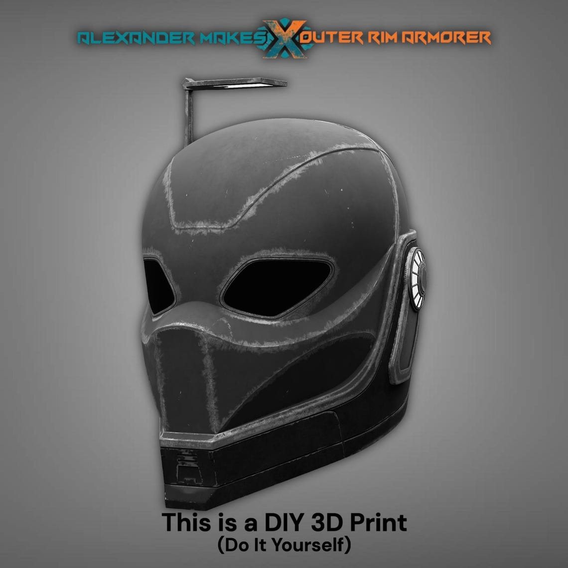 Bad Batch CX-2 Assassin Clone Helmet – DIY Print Kit 3 Bad Batch CX-2 Assassin Clone Helmet – DIY Print Kit - Image 3