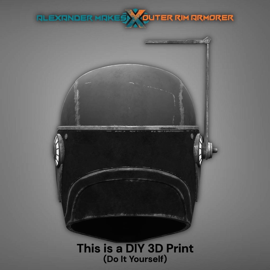 Bad Batch CX-2 Assassin Clone Helmet – DIY Print Kit 4 Bad Batch CX-2 Assassin Clone Helmet – DIY Print Kit - Image 4