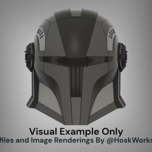 Echo Inspired Custom Mandalorian Helmet – DIY Print Kit