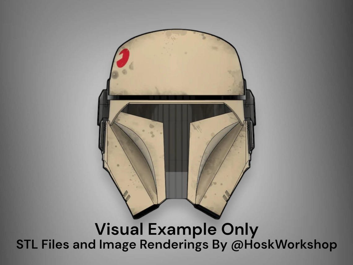 ShoreTrooper Inspired Mandalorian Helmet – DIY Print Kit