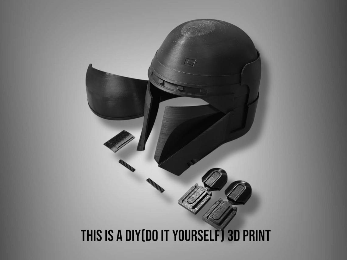 ShoreTrooper Inspired Mandalorian Helmet – DIY Print Kit - Image 2