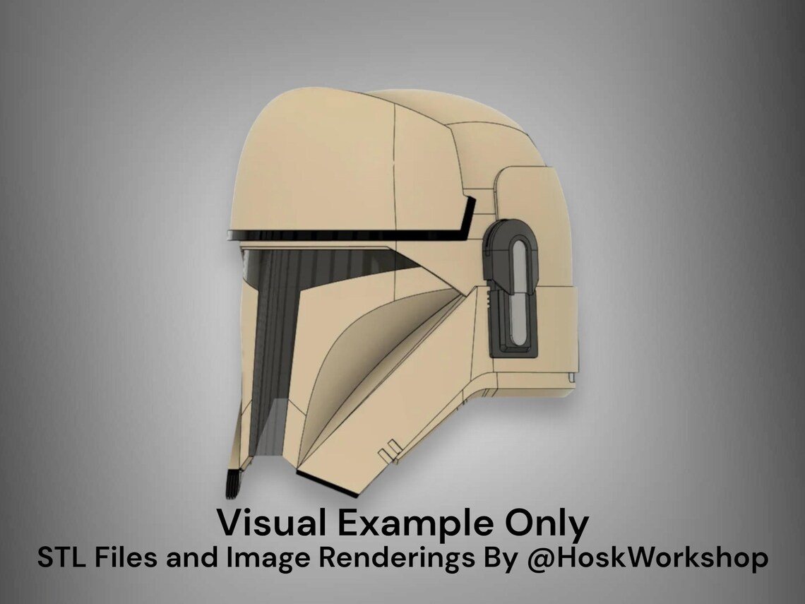 ShoreTrooper Inspired Mandalorian Helmet – DIY Print Kit - Image 3