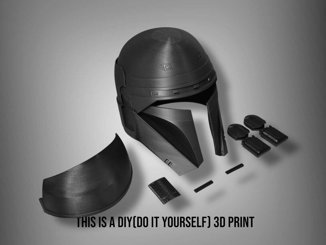 ShoreTrooper Inspired Mandalorian Helmet – DIY Print Kit - Image 4