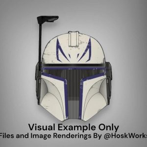Gozu Custom Mandalorian Helmet – DIY Print Kit
