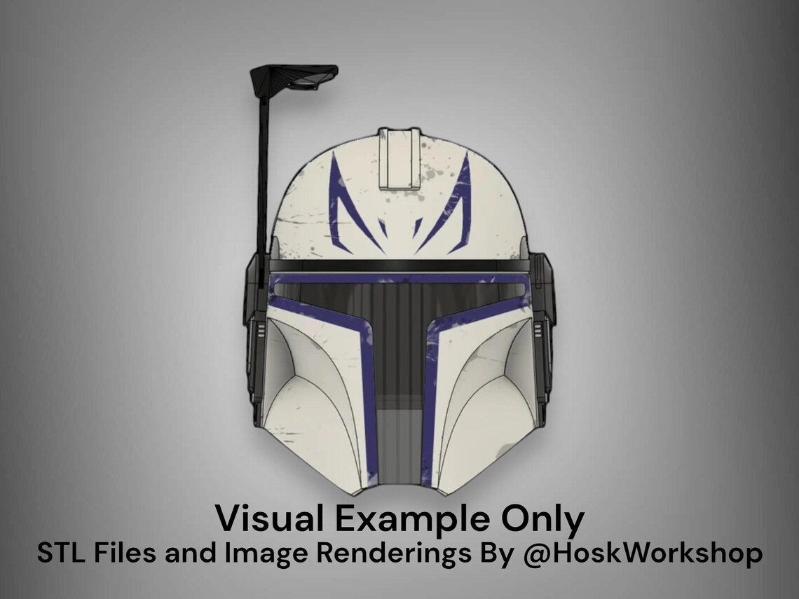 Gozu Custom Mandalorian Helmet – DIY Print Kit