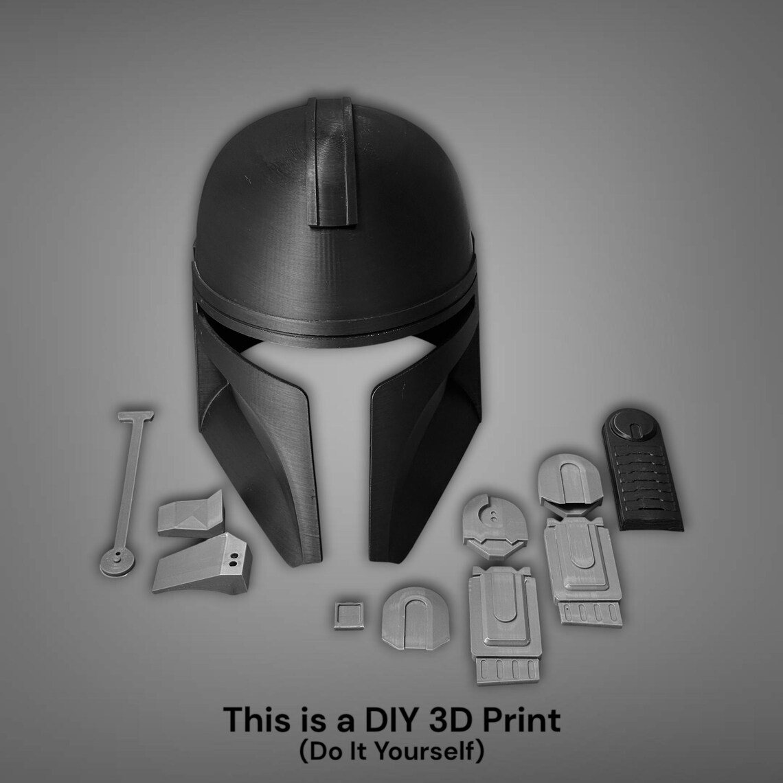 Gozu Custom Mandalorian Helmet – DIY Print Kit - Image 2