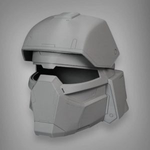 Galactic Marine Spartan Mashup Helmet – DIY Print Kit