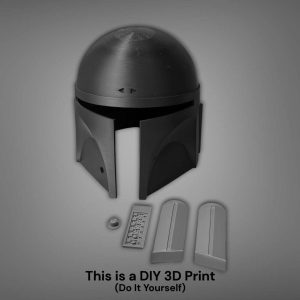 Death Watch Mandalorian Helmet – DIY Print Kit