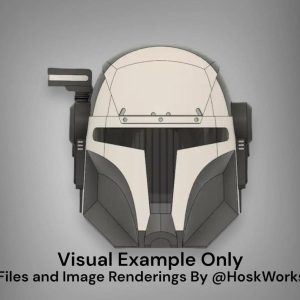 Clone Commander Inspired Mandalorian Helmet