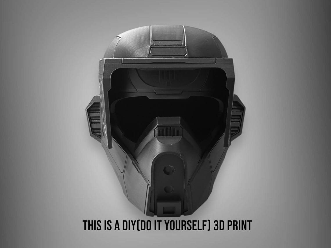Scout Trooper Spartan Helmet – DIY Print Kit - Image 2