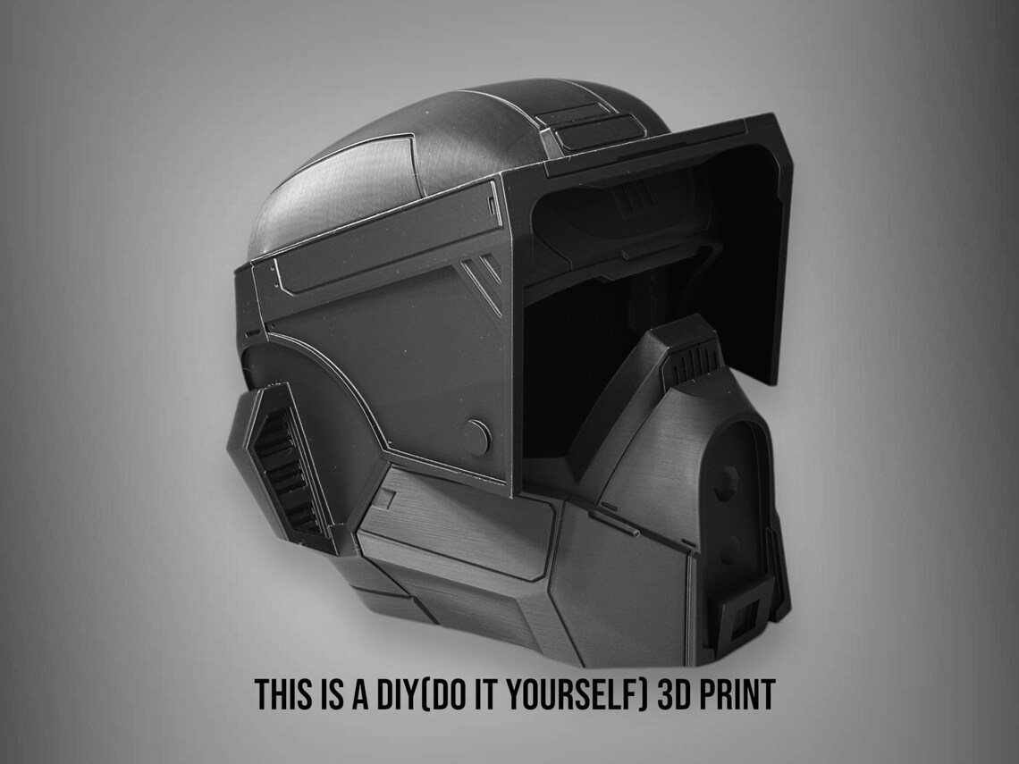 Scout Trooper Spartan Helmet – DIY Print Kit - Image 3