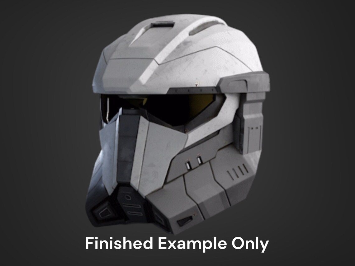 Imperial Mandalorian Commando Spartan Helmet – DIY Print Kit - Image 2