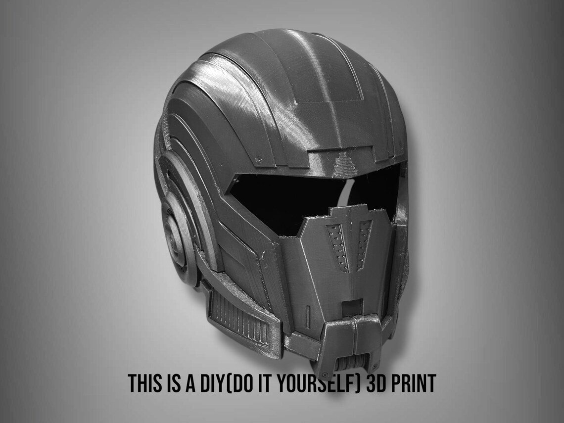 Mass Effect N7 Helmet – DIY Print Kit