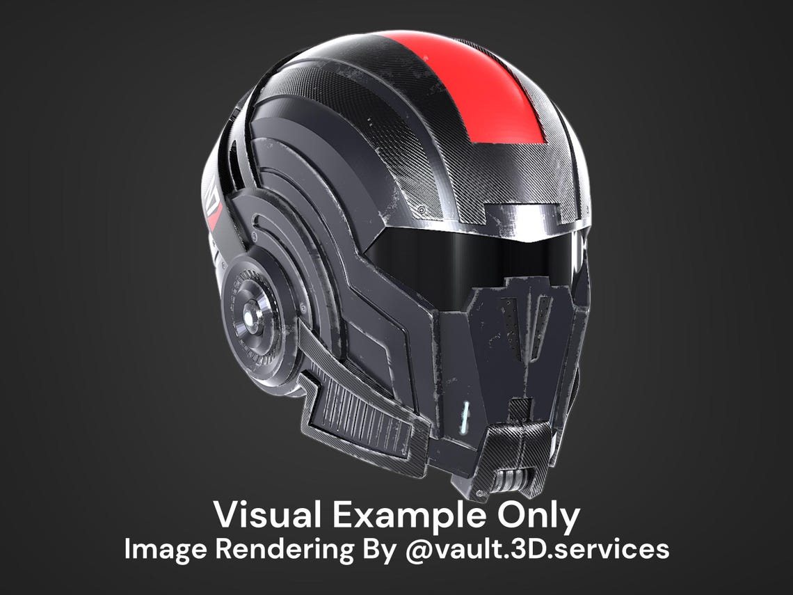 Mass Effect N7 Helmet – DIY Print Kit - Image 2
