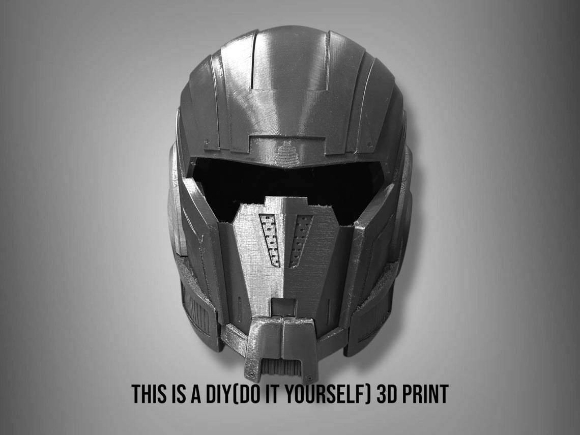 Mass Effect N7 Helmet – DIY Print Kit - Image 3