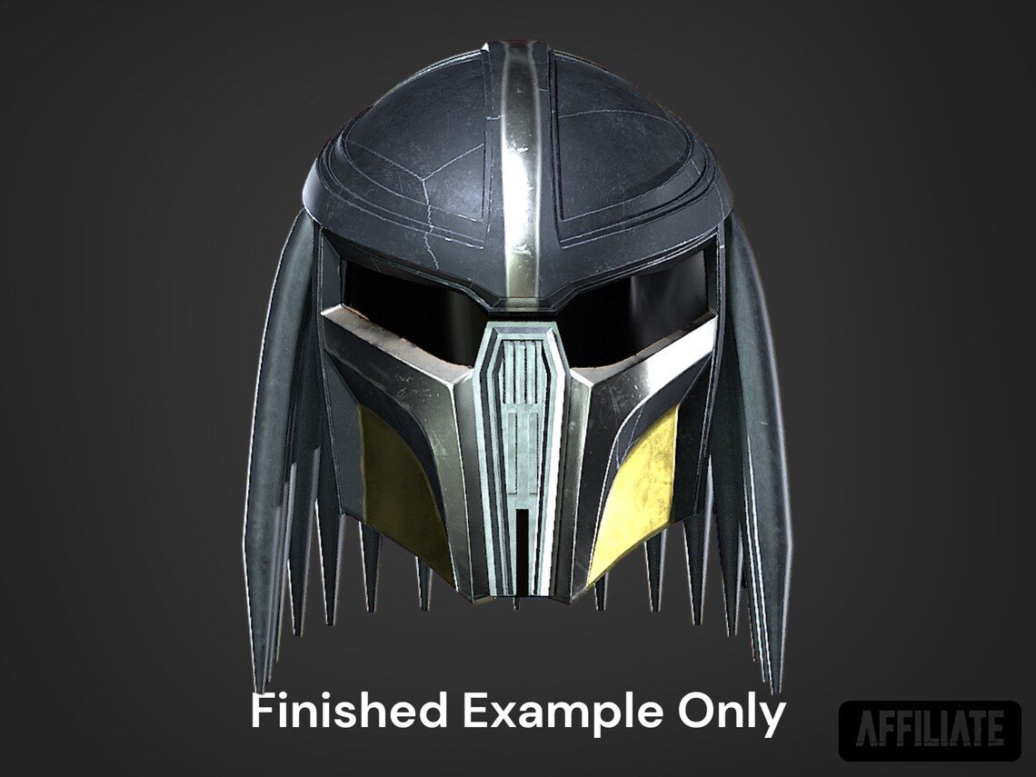 Predator Mandalorian Helmet – DIY Print Kit - Image 2