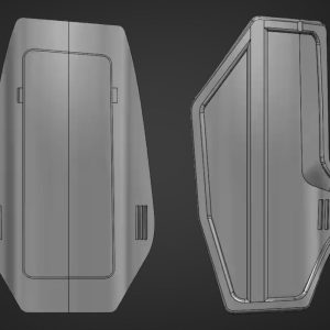Mandalorian Thigh Armor (Design A) – DIY Print Kit