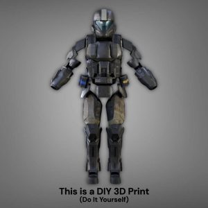 Halo ODST Armor Kit with Optional Helmet – DIY Print Kit