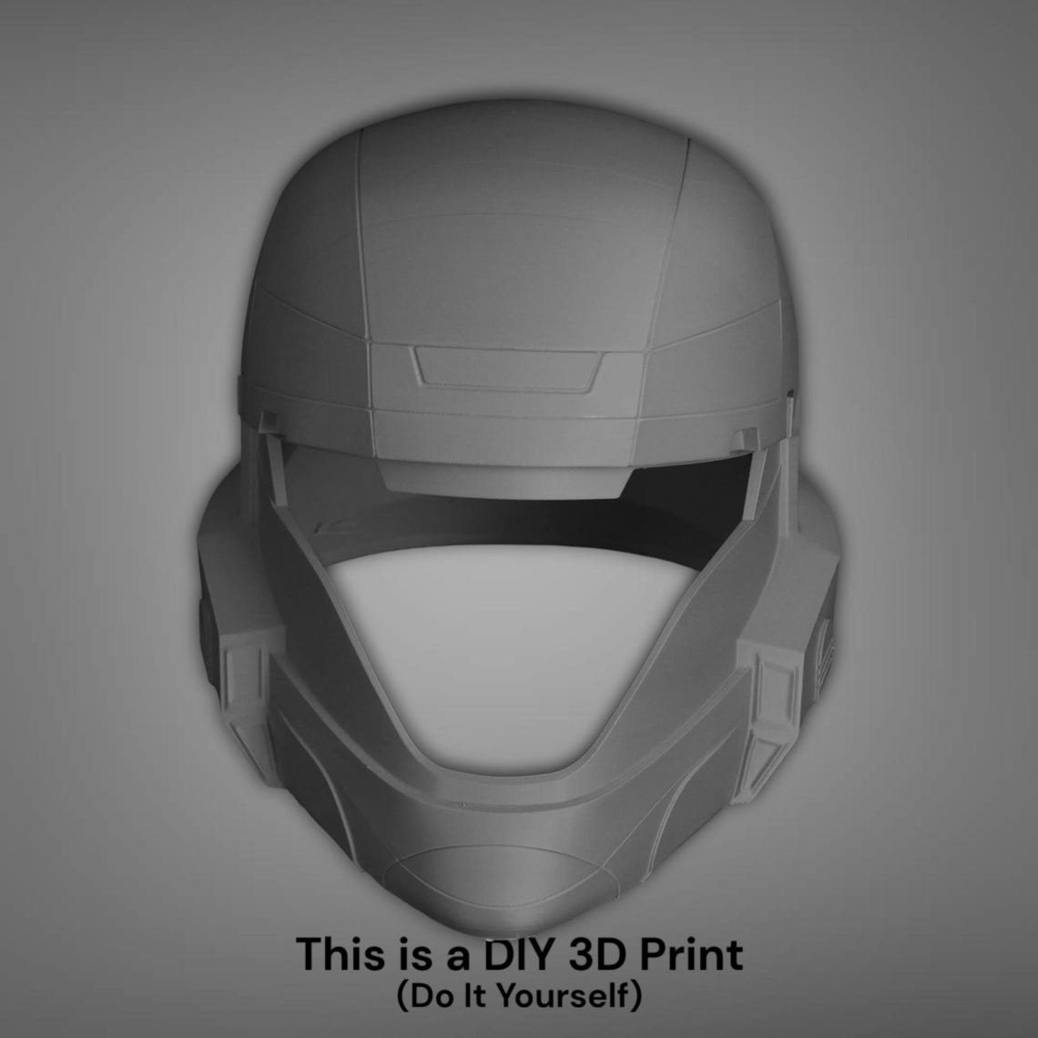 Halo 3 ODST Cosplay Helmet Assembled – DIY Print Kit - Image 3