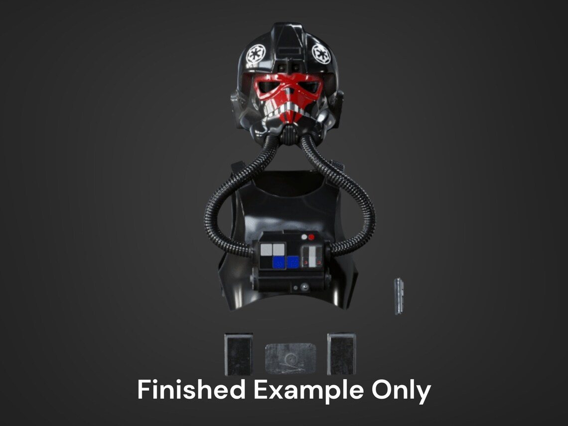 Tie Pilot Helmet and Armor – DIY Print Kit