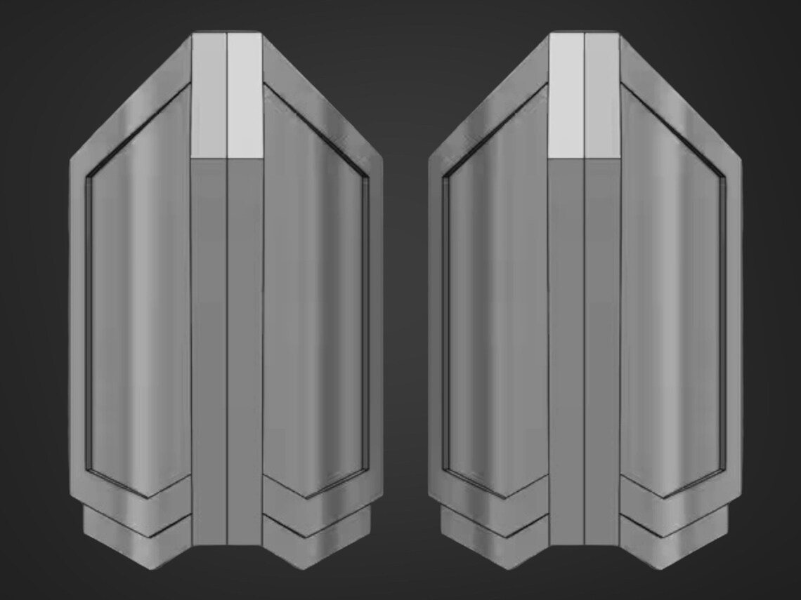 Mandalorian Thigh Armor (Design B) – DIY Print Kit - Image 4