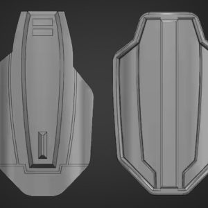Mandalorian Thigh Armor (Design C) – DIY Print Kit