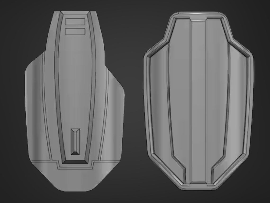 Mandalorian Thigh Armor (Design C) – DIY Print Kit