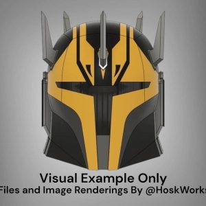 Savage Opress Inspired Custom Mandalorian Helmet – DIY Print Kit