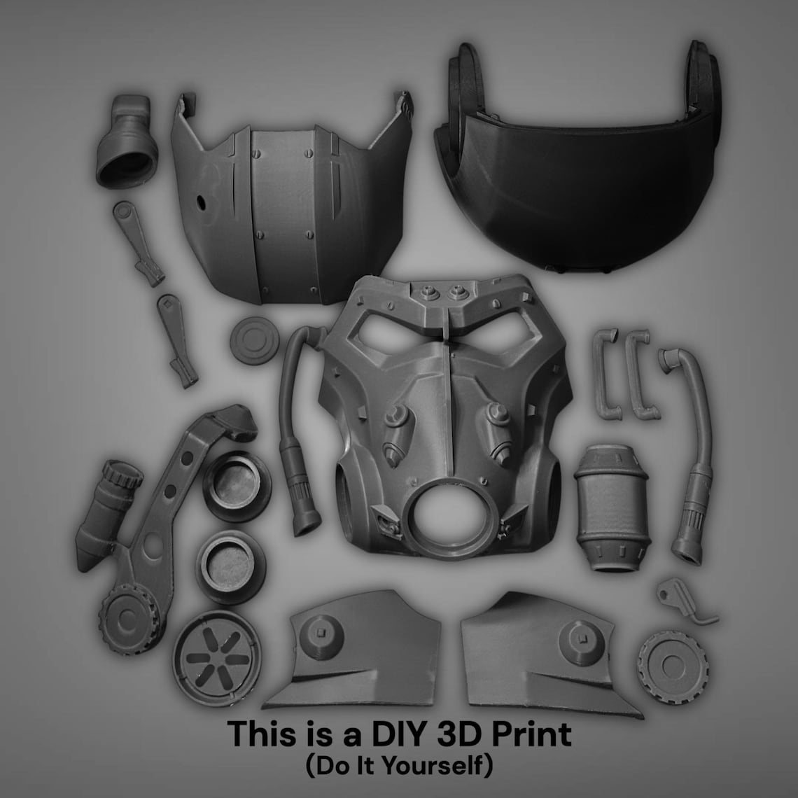 T-60 Power Armor Helmet – DIY Print Kit - Image 2