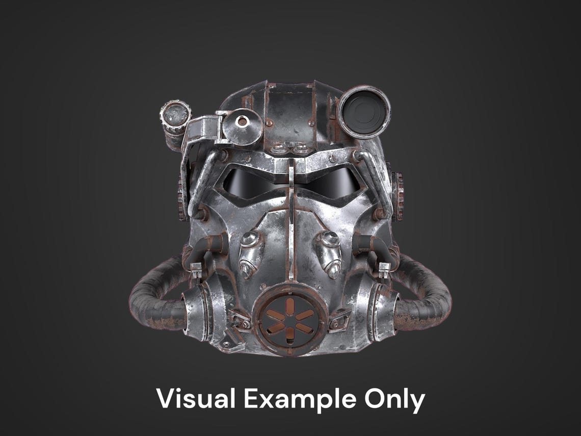 T-60 Power Armor Helmet – DIY Print Kit - Image 3