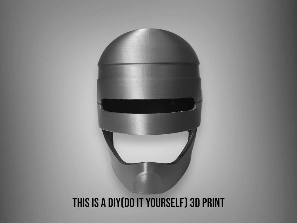 Robocop 1987 Helmet – DIY Print Kit - Image 2