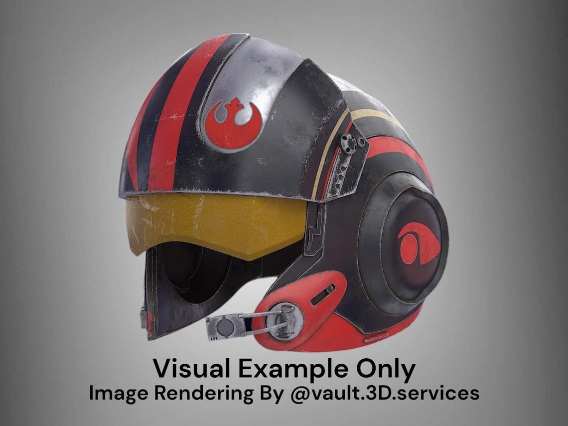 Poe Dameron’s Pilot Helmet – DIY Print Kit