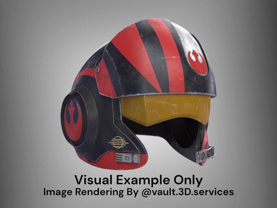 Poe Dameron’s Pilot Helmet – DIY Print Kit - Image 2