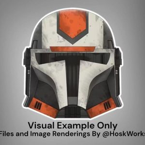 Hunter Inspired Custom Mandalorian Helmet – DIY Print Kit