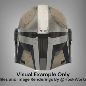 Kauboi Custom Mandalorian Helmet – DIY Print Kit